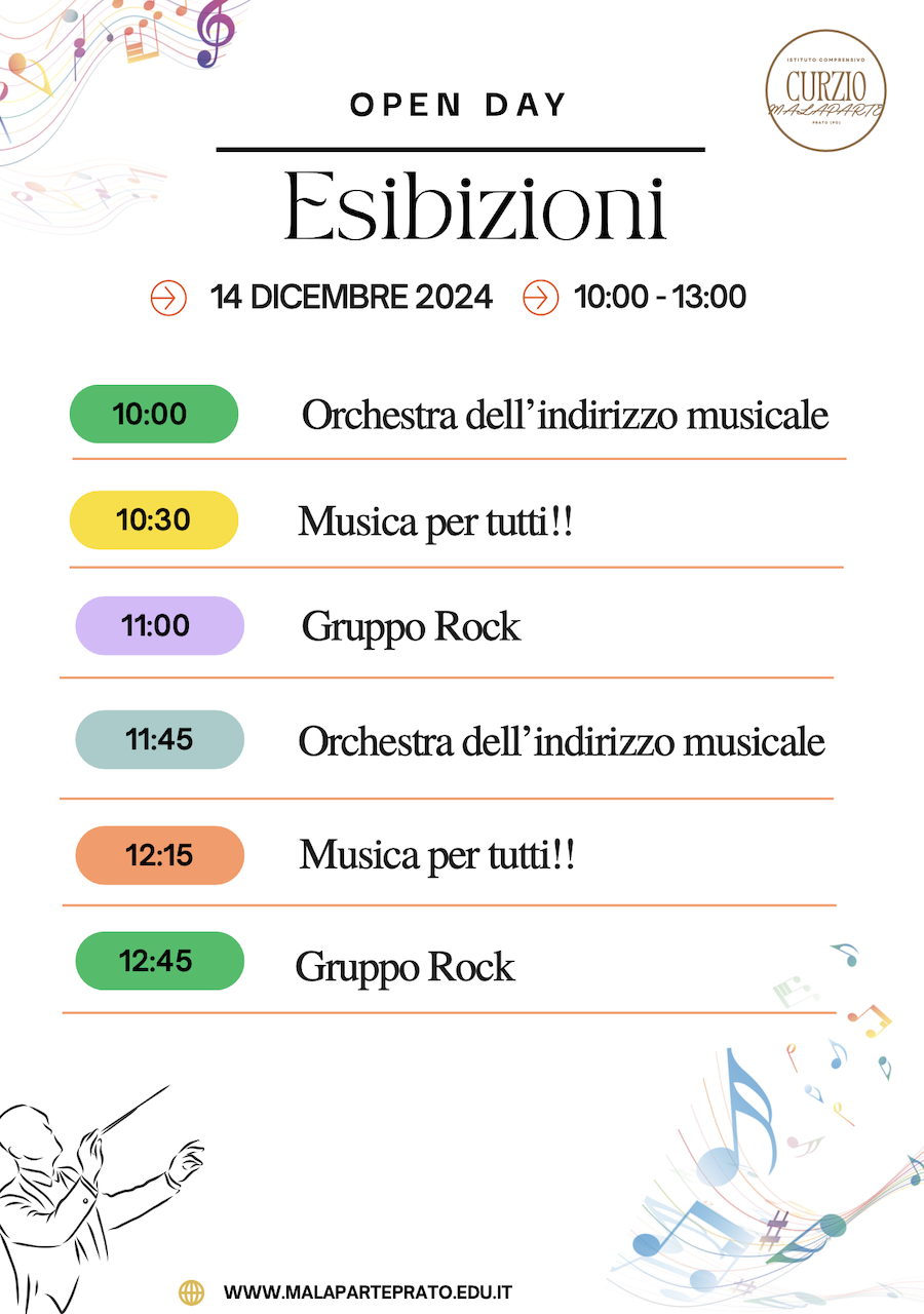 Esibizioni Open Day 2024
